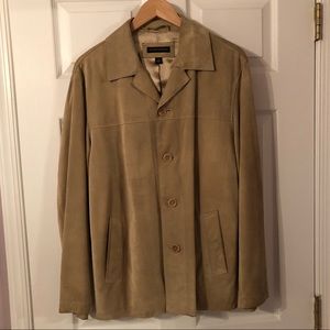 EUC VTG Banana Republic Men’s Suede Leather Jacket